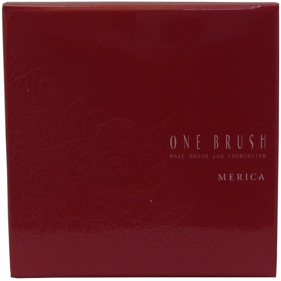 Melica one brush foundation beige ocher red box 8g