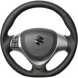 REAL (Real) Steering [Spacia (MK32S/MK42S)/Flare Wagon (MM32S/MM42S)] All Leather Black Stitch MR31-LPB-BK-SPC