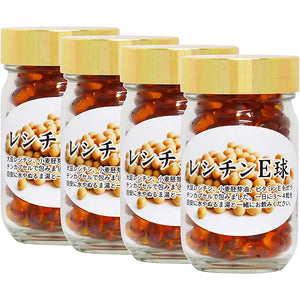 Shizenkenkosha lecithin E ball 90g x 4 pieces soy lecithin supplement vitamin E wheat germ oil capsule