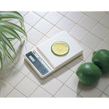 Tanita 1475-WH Portable Scale, Made in Japan, 2.2 lbs (1 kg), 0.4 oz (1 g), White