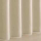 Cecile Ivory Cream 39.4 x 98.4 inches (100 x 250 cm), Flame Retardant Grade 1 Blackout CP-169 Double Open, Set of 2