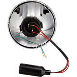 PMC (PMC) BRIGHTEC Head Lamp Series Multi-Reflector Headlight Round Type Inner Rim Headlight Compatible Type Smoke Black Lens 71-0099