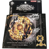 WBBA Limited-Edition Starter Spriggan Requiem 0 ZT Gold Axe Ver. WHF18 Winter Limited Edition Beyblade Burst Next Generation World Hobby Fair