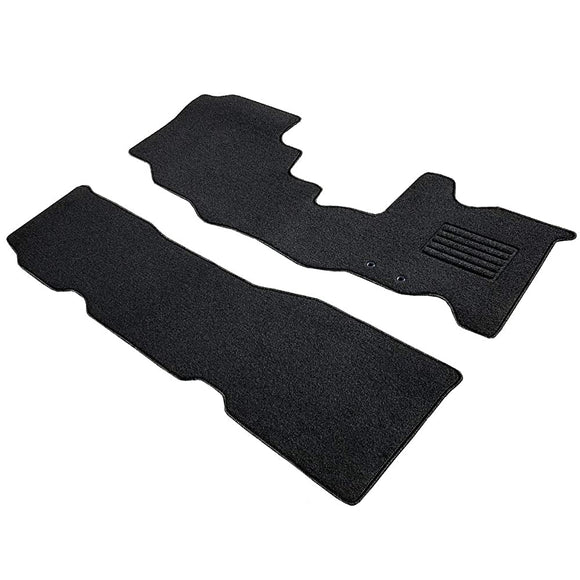 Fenice Car Mat, Floor Mat, Made in Japan (Nissan NV350 Caravan E26 / DX 6 Seater Standard Body) < Low Floor Specifications > 1st Row 2nd Row Set, Black, Anti-Slip Shape, Non-Slip, Car Mat (Car Parts Specialty Stores)