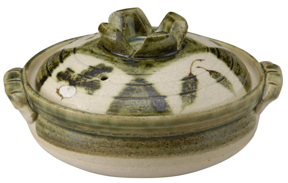 Thousand Old Burn clay pot (Deep Pot) CHECKERED YASAI