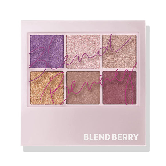 BLEND BERRY / Aura Creation / 004 Plum & Metallic Warm / 6g / Eyeshadow / Eyeshadow Palette