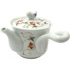 Hasami Ware Ichisei Pottery Sarasa Arabesque Teapot, Small