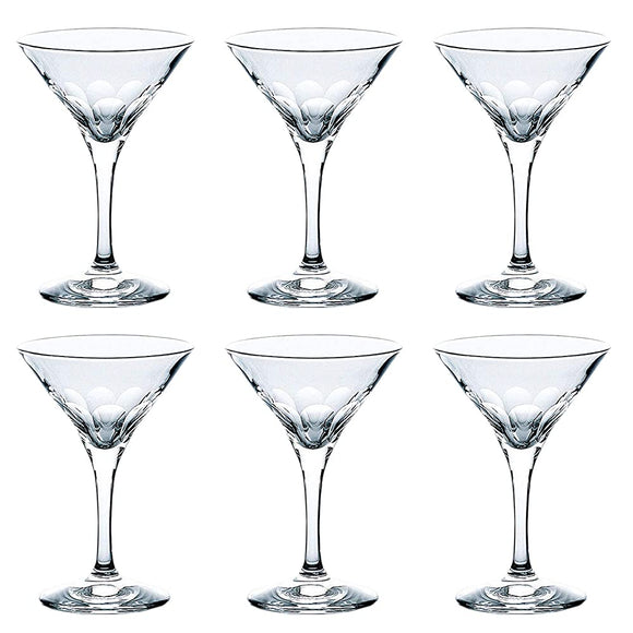 Toyo Sasaki 30G33HS-E102 Cocktail Glass, Lout, Dishwasher Safe, Made in Japan, 3.1 fl oz (90 ml), 6 Pieces