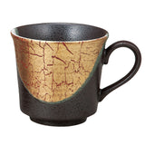 Kutani ware PAIR MUG GOLD FOIL SATURATION