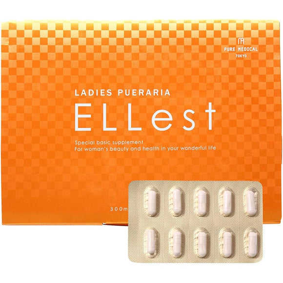 Ladies Pueraria Ellest (30 tablets/approximately 1 month's supply) Beauty supplement/Processed food containing Pueraria powder