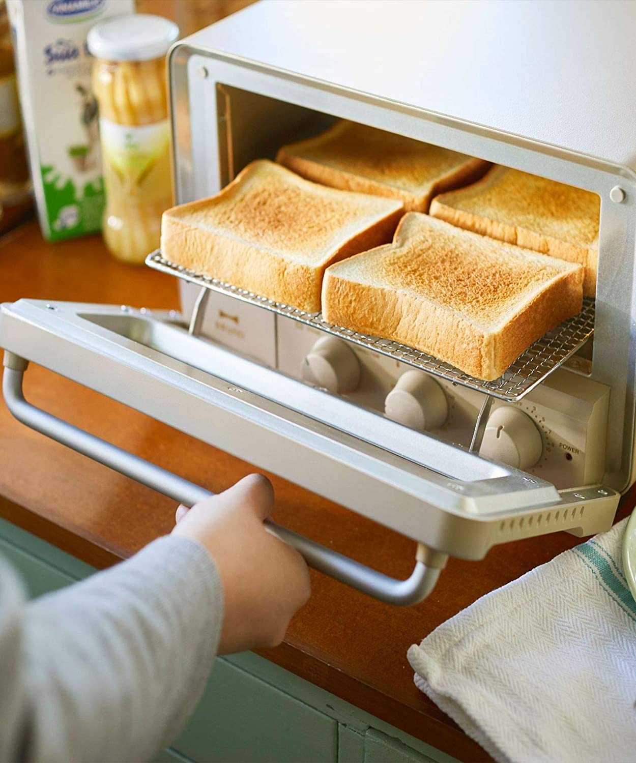 BRUNO BOE067-GRG Toaster, 4 Pieces, Popular, Steam Function
