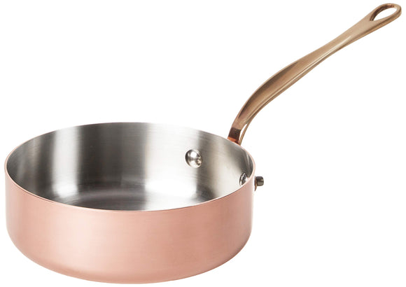 Pure bronze one-handed saucepan 16cm handle brass62-8166-87