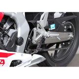 Kijima (KIJIMA) Motorcycle Bike Parts Step Up Bracket CBR250RR (2BK-MC51) Black Alumite Honda 213-4383B