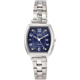 [Seiko Watch] Ingenu Ingenu Solar Tonneau Type Calendar Included AHJD415 Women's Silver