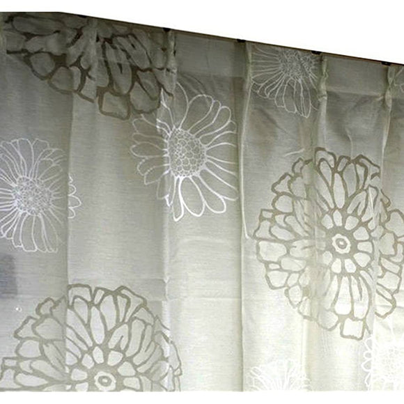 Arie Opal Lace Curtain Angular 59.1 x 88.8 inches (150 x 223 cm), White