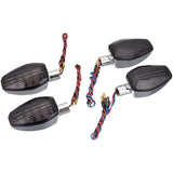 POSH 059453 Motorcycle Accessories LED TURN Signal Vehicle Kit, Grom (Grom) / MSX125 PLATED BODY, SMOKE LENS, LIGHTWEIGHT LED TURN Signal