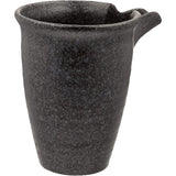 Mino Ware 399-21-41E (3) Cooling Sake Pot, Set of 3, Silver and Black