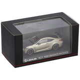 Kyosho Original 1/43 Lexus RC F Performance Package Sonic Titanium Right Handle, Finished Product