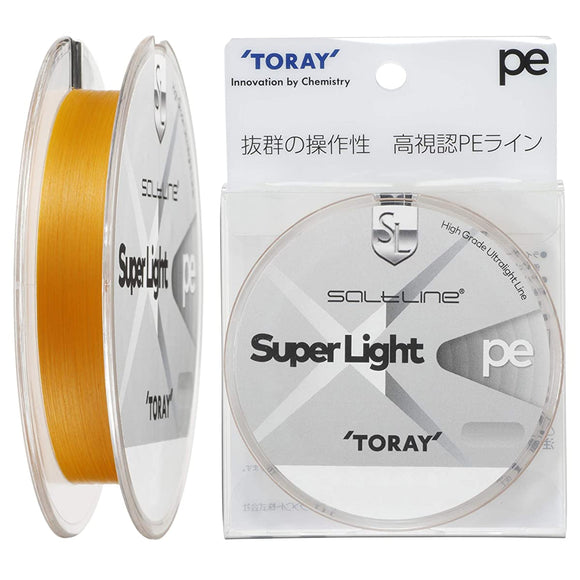 Toray (TORAY) Line Salt Rhine Super Light PE 150m Golden Orange