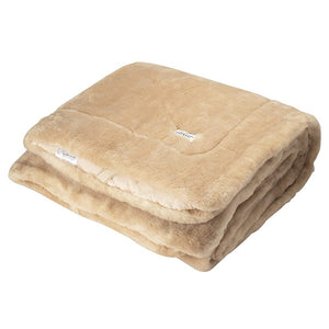 Nishikawa FAR2882501BE Mattress Pad, Single, Washable, 100 Wool, Fluffy Shearling Style, Made in Japan, Beige