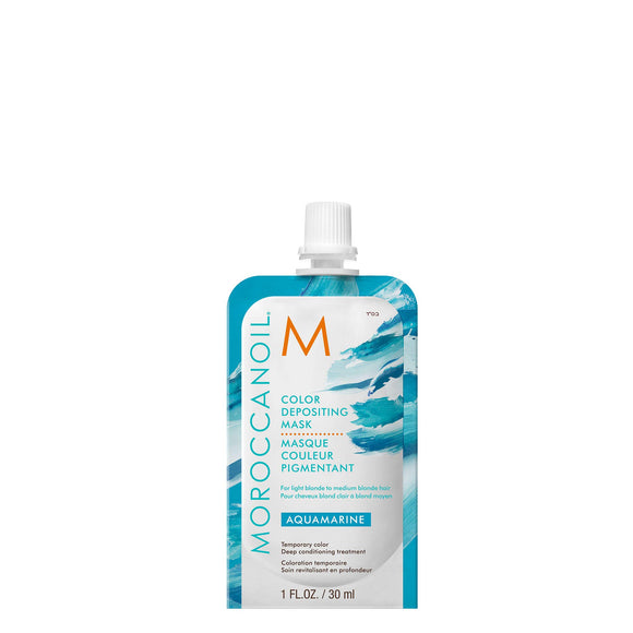 MOROCCANOIL Moroccanoil Color Depositing Mask Aquamarine 30ml (Hair Color with Argan Oil) Color Treatment