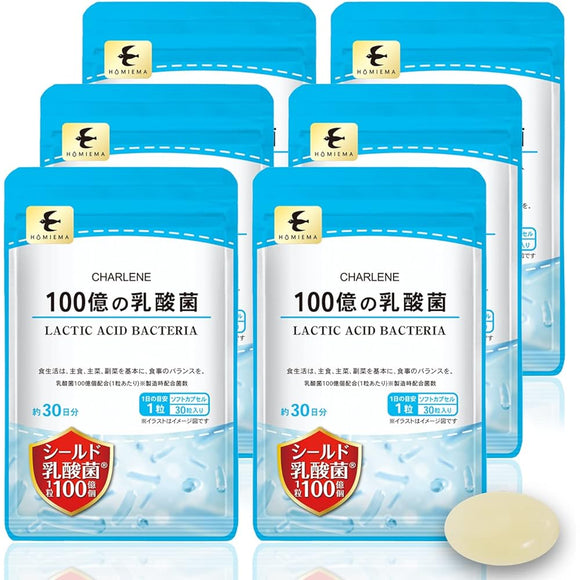 10 billion lactic acid bacteria 30 days supply 30 tablets 6 bags HOMIEMA