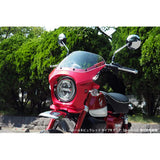 World Walk Monkey 125 Bikini Cowl Pearl Glittering Ring Blue Type R Screen Specification Smoke DS-07R-3