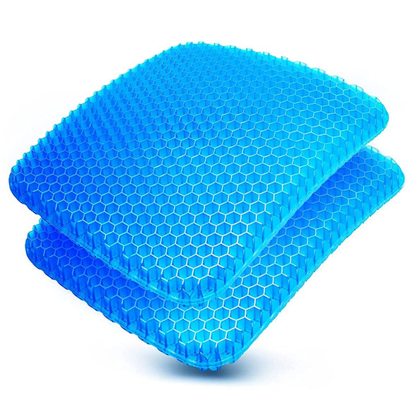 Relaxheal Gel Cushion, Chair, No Hurt Your Buttocks, Gel Cushion, Car, Seat Cushion, 15.7 x 14.6 inches (40 x 37 cm)