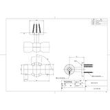 TOTO EWT14BF35R#WS Direct Attachment Flexible Bracket 1.4 inches (35 mm) Warm Silver