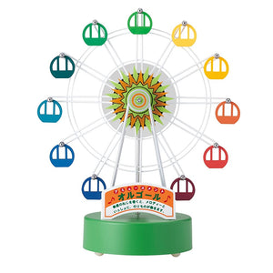 "Slowly Follow to be Ferris Wheel Heal" isiguro Music Box with LED Ferris Wheel 12840 Multi Color