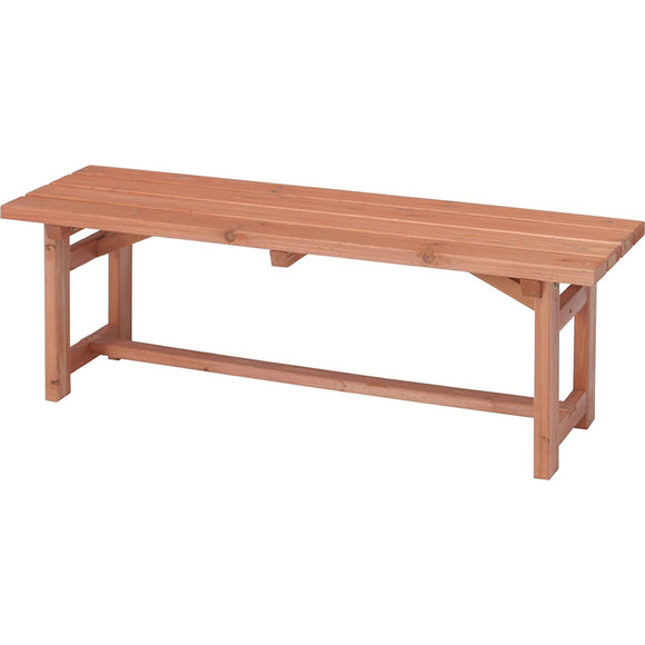 Fuji Trading Wooden Bench Bench (120cm Width) 83996
