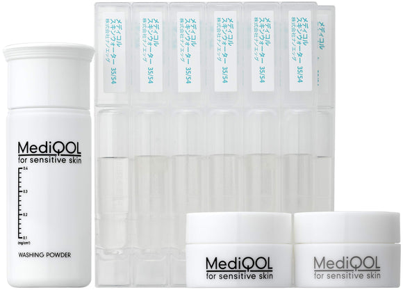 NANOEGG Medicol Trial Set for 6 days with skin checker (1 set) For hypoallergenic, sensitive and dry skin