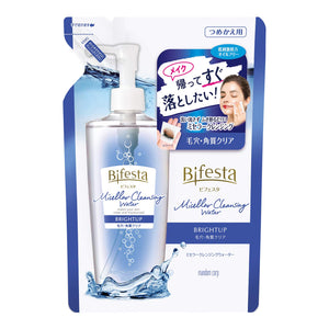 Bifesta Micellar Cleansing Water Bright Up Refill Wipe type Clear pores and dead skin Lotion-derived Oil-free Fragrance-free 360ml