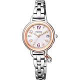 [Citizen] Wicca Wicca Solar Tech Radio Watch Bracelet Line KL0-511-11 Women's Pink