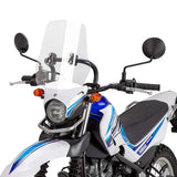 ZETA XTZ125 SEROW250 ADVENTURE WINDSHIELD WITH MOUNT BAR ZE70-1411