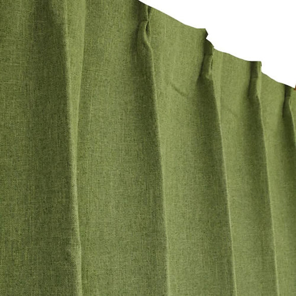Arie (a-rie) Fireproof Shape Memory, Blackout Curtain Adonis, Set of 2 100 X 135 cm Green