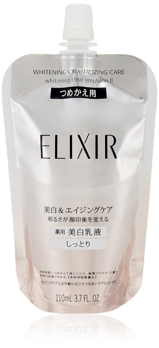 Elixir White Clear Emulsion C 2 (Moist) (Refill) 110mL – Goods Of Japan