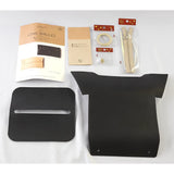 SEIWA Leather Kit MakeUx.URUKUST Long Wallet Black