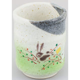 Kutani Ware K4-627 Spring Rabbit Teacup