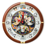 Seiko FW588B Wall Clock, Karakuri Clock, Character, Disney Tsum Tsum Analog