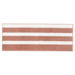 Suminoe Washable Kitchen Mat, Bath Mat, 17.7 x 106.6 inches (45 x 270 cm), Pink