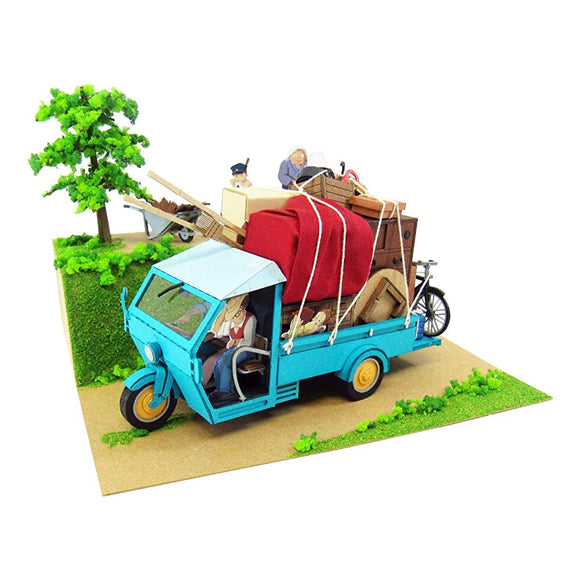 Sankei MK07-14 Minichuato Kit, Studio Ghibli Series, Moving My Neighbor Totoro, Grass Wall House, 1/48 Scale, Papercraft