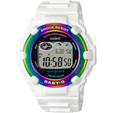 [Casio] Babygie Watch Radio Solar Love Sea and The Earth Eye Search Japan Collaboration Model BGR-3000UK-7JR Women's White