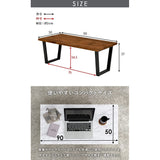 Hagiwara LT-4395MBK Low Table, Center Table, Desk, Marble Style Top x Steel Legs, Thick, Modern, Living Room, Sofa Table, Width 35.4 inches (90 cm), Depth 17.7 inches (45 cm), Height 12.6 inches (32 cm), Black, Heavy Duty