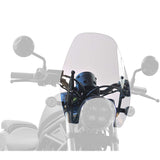 Asahi Windscreen (AF ASAHI RBL-03 Polycarbonate Resin/Made in Japan, Rebel250 (2BK-MC49/'20-), Rebel500 (2bl-PC60'20-), Clear