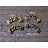 MOTOR ROCK MR-HC058P JCMA Mirror, Diameter 3.9 inches (100 mm), Polished 1.0 oz (Brass Tag/Brass Rivet)