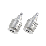 POSH 028065-11 Motorcycle Accessory, Initial Adjuster, Titanium 93-V-MAX