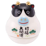 yakushigama Oki Arari Zodiac Sign Display Set, Animal, Main Unit: Height 1.8 - 2.0 inches (4.5 - 5 cm), External Dimensions (H x W x D): 2.2 x 9.8 inches (5.5 x 25 cm), Wakuzushi 131