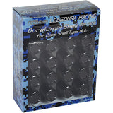 KYO-EI (Kyunaga Sangyo) LEGGDURA RACING SHELL TYPE LOCK & NUT SET (CL53) Durer Racing Shelled Nut (Rock & Nutset) M12 × P1.5 Black CL53-11K