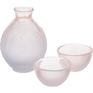 Hirota Glass HO-2501 Hanahonoka Liquor Set of 3